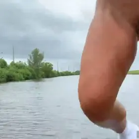 Reverse Cowgirl By The River