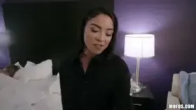 Maid Gives Hotel Guest A Sneaky Blowjob