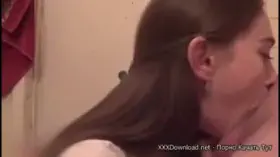 Amateur Teen with Huge tongue give sloppy Deepthroat