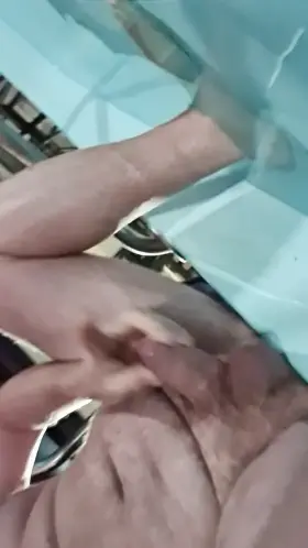 Jerking off at the public pool. What would you do if you caught me?