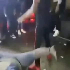 The girl was ready but the table was not 💀