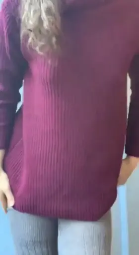 I never get tired of big sweaters and thigh highs [oc]