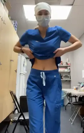 The doc almost walked in🙈