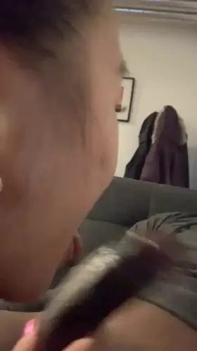 she’s on her knees for a bigger man