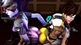 Widowmaker & Tracer (Stoned dude)