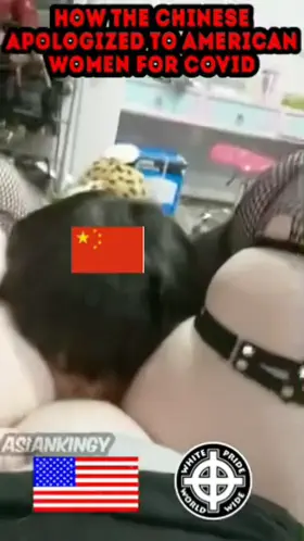 [domme] Even the fattest white American women had an apologetic chinky tongue licking them clean...