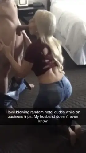 her husband is oblivious