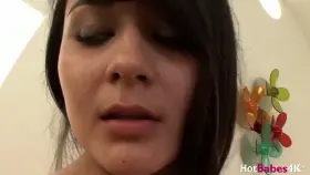 Busty Sophia Jade bent over for fingering by lesbian Celeste