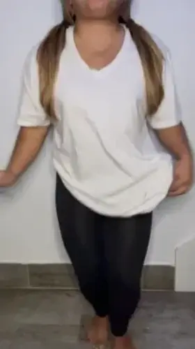 Do you like my tiny tits ? I’m only 4’9 😇