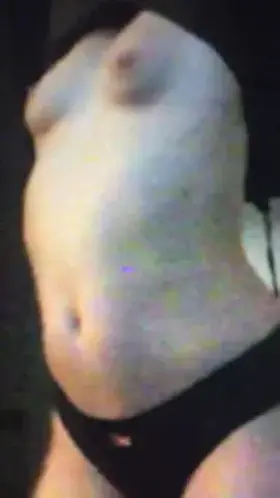 Tiny bouncing tits from a home video