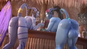 Futa and draenei (Tektah)