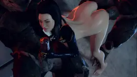 Miranda hot threesome (bluelightsfm) [Mass Effect]