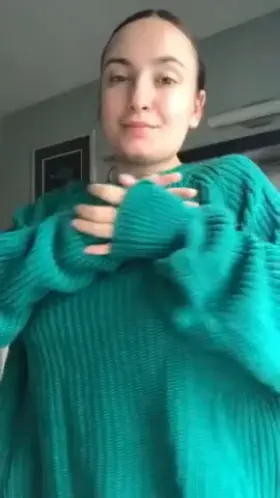 do you like whats under my comfy sweater ?