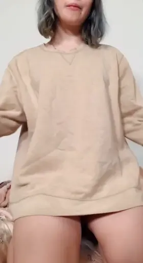 big sweater or birthday suit ? >:3