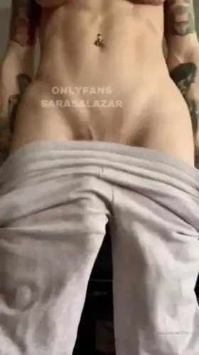 Sara getting that big dick out