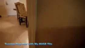 Gabrielle Lopez - Teasing my Dad with my Huge Tits