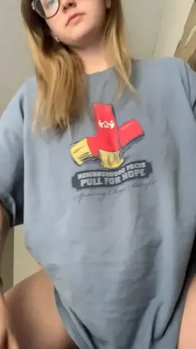 I hide them well with big t shirts