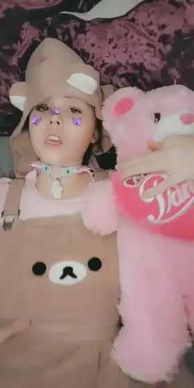 Are you Proud of me? i wore the Bear dress like you asked! 2003 Girl Abriebaby