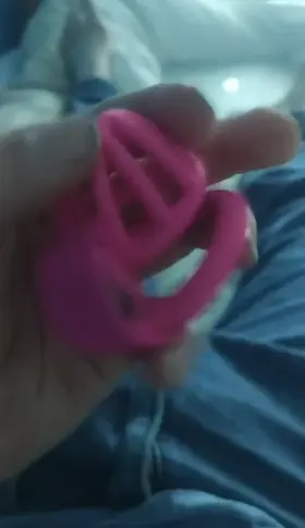 It starts with a little pink cage!