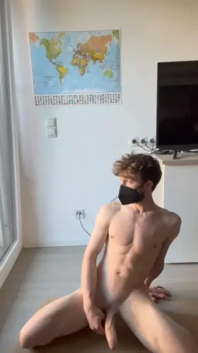 i make sure to hydrate well before i film cumshots 😇