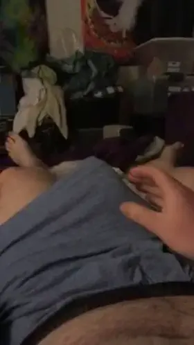 Dad's (43) dick reaching a bit more than half way to my knees