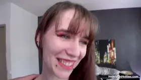 Belfast brunette Isabella gets a facefuck and hardcore anal pounding