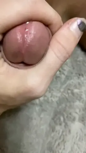 I love playing with his big cock