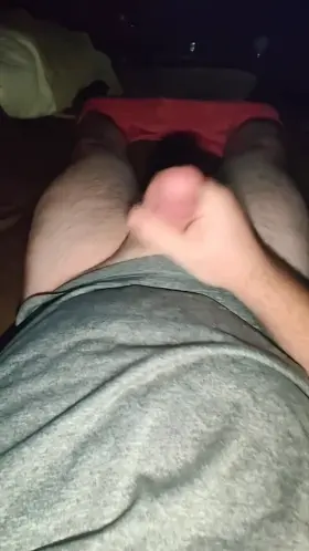 Messy creamy cumshot from last night