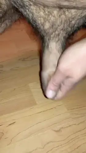 Milking myself like a cow