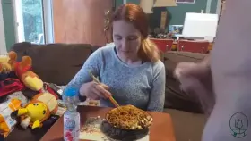 Ignored cumshot into my dinner [OC]