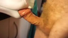 Giving my toy a mouthful