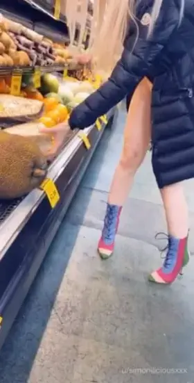 Would you go grocery shopping with this milf?