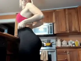 Perfect white girl with big fat ass
