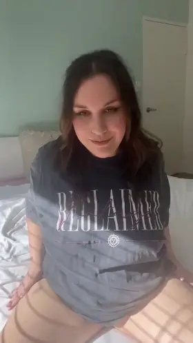 Looking for a volunteer to cum all over my tits - anyone?