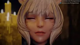 Y'shtola x Cloud of Darkness (bouquetman)