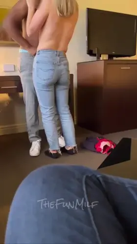 That feeling of being undressed by a stranger in front of hubby!