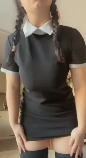 Wednesday Addams and her nice curves by MiniLoona