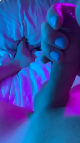 This cock cant cum until I have another girls cum in my mouth