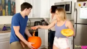 A pumpkin fuck on halloween