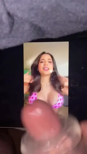 Sofia gets a fleshlight tribute huge thick load on her tits