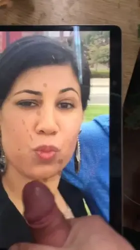 Had to Shoot Cumshots on a Friends Wife's face, felt sooo good!