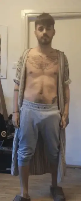 Loafing around in my comfy clothes