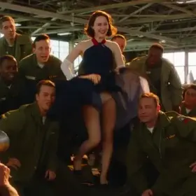 Rachel Brosnahan in Marvelous Mrs. Maisel