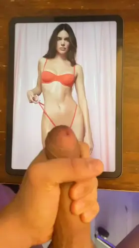 Covering Kendall Jenner With My Cum... Who Should I Get Next?