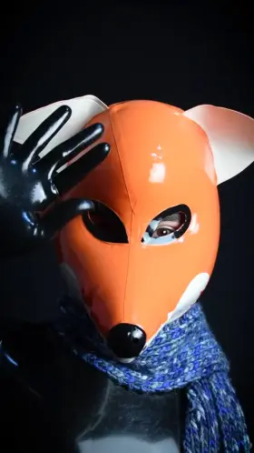 Comfy Latex Fox Hood 🦊