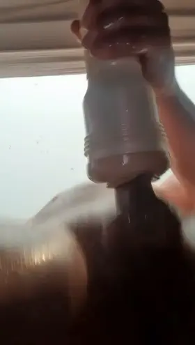 I love getting my huge balls all wet and fucking it so hard they smack