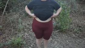 I got busted [F]lashing my tits on this hiking path