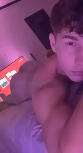 Twink waiting for his daddy to clap his cute butt