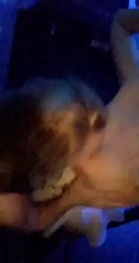 A quick tit shake and nipple lick at the party