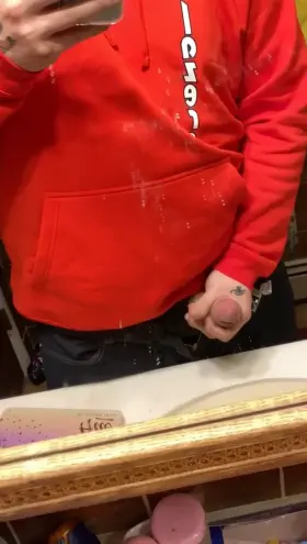 At friend’s house. Just hoping she doesn’t try to open the door